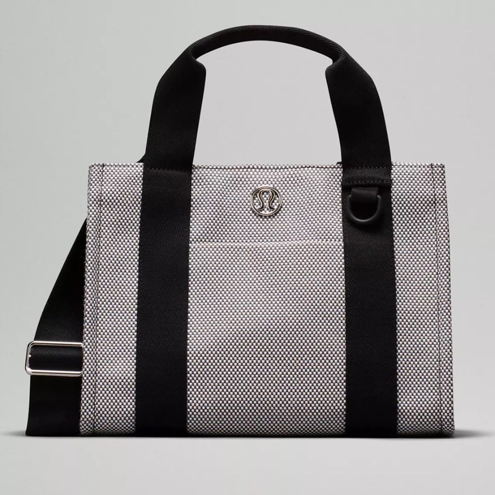 Lululemon Two-Tone Canvas Tote Black